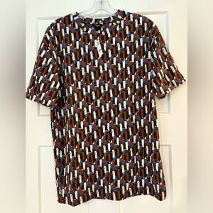 Express Men’s Multicolor Geometric Men's Shirt